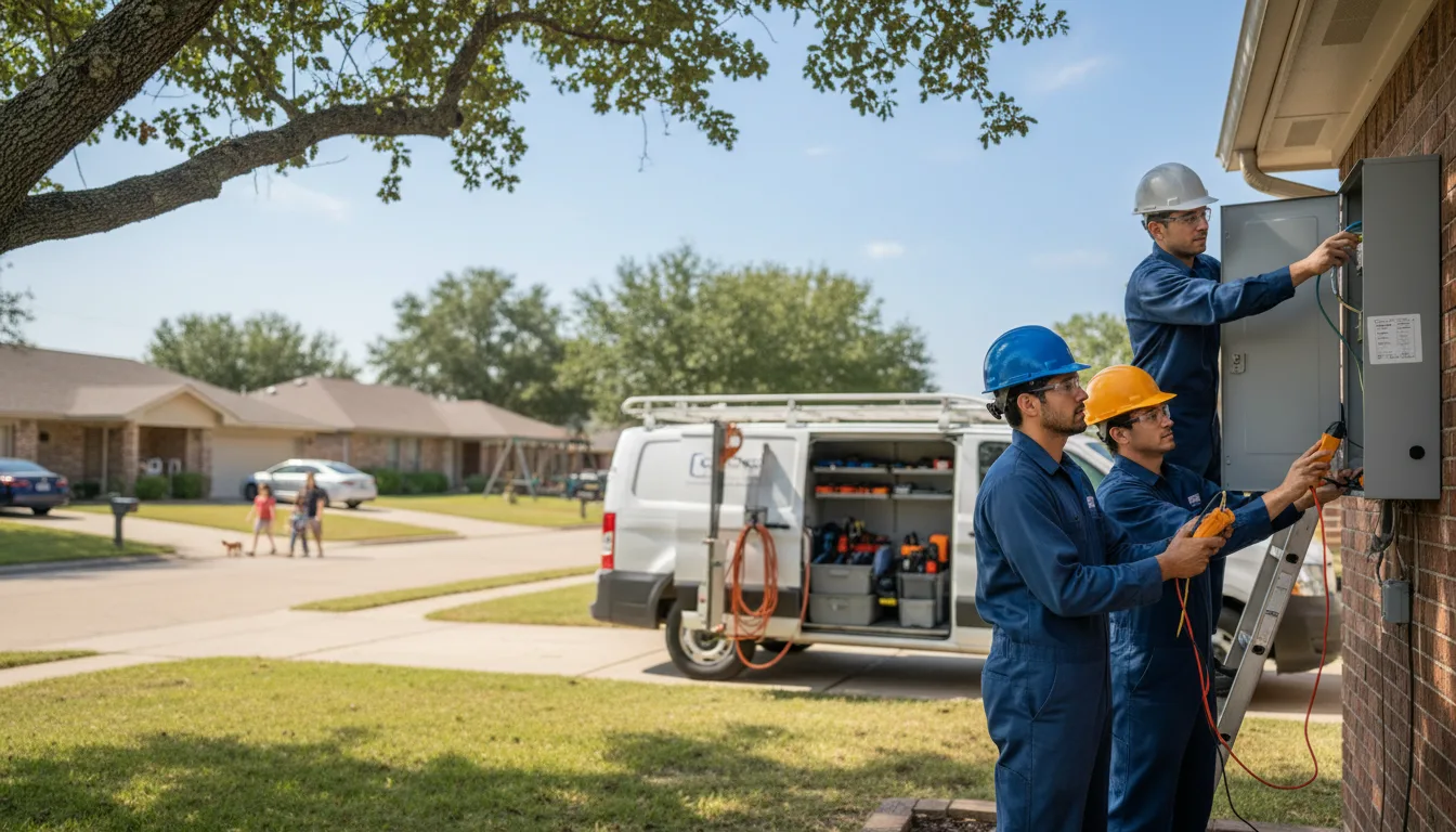 Certified electrician providing emergency electrical services in Coila, MS